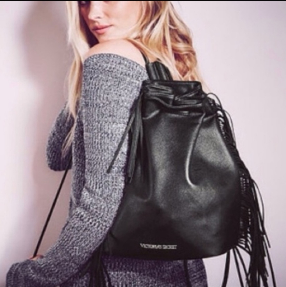Victoria's Secret Tassled Fringe backpack